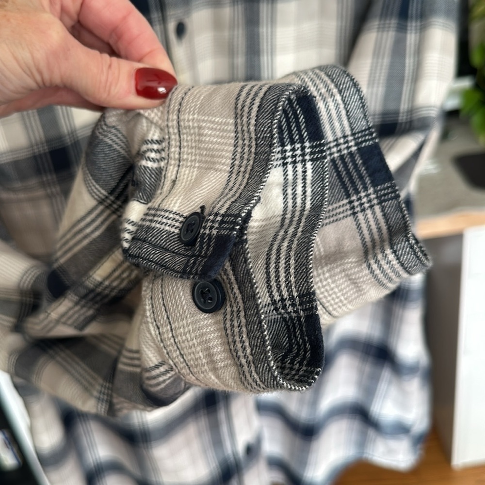 COLUMBIA‎ CAL Bears Collegiate Plaid Flannel Shirt Long Sleeve Cotton Casual XL - Picture 6 of 14